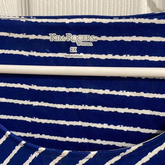 NWT Plus size 2X women’s 3/4 sleeve shirt - Picture 2 of 3